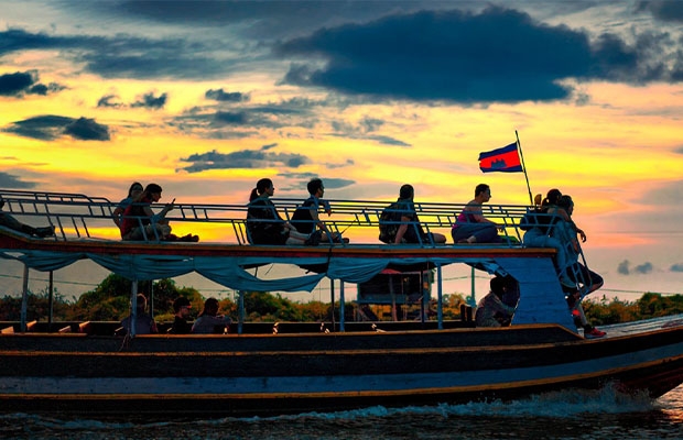 Mechrey Floating Village – Sunset-1